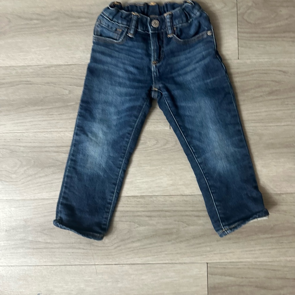 GAP Kids Classic jersey lined Blue Jeans size 3T